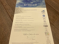 42,8m² purity stream rustieke walnoot laminaatvloer - afbeelding 8 van  8
