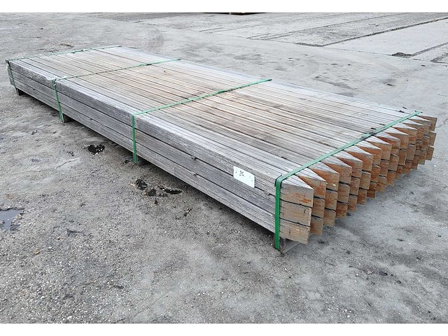 42x kapur palen 68 x 68 cm, lengte 305 cm - afbeelding 4 van  6