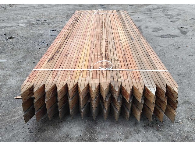 42x kapur palen 68 x 68 mm, lengte 275 cm - afbeelding 3 van  5