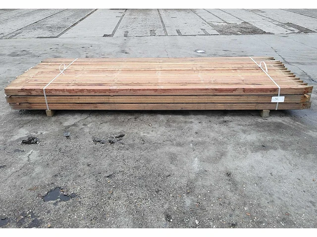42x kapur palen 68 x 68 mm, lengte 305 cm - afbeelding 3 van  4
