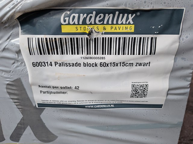 42x pallisandeblok gardenlux - afbeelding 5 van  5