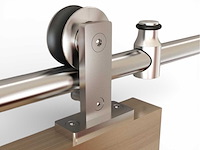 (43x) schuifdeursysteem rvs - 250 cm - afbeelding 1 van  4