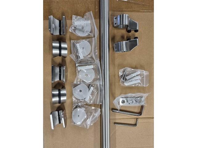 (43x) schuifdeursysteem rvs - 250 cm - afbeelding 2 van  4