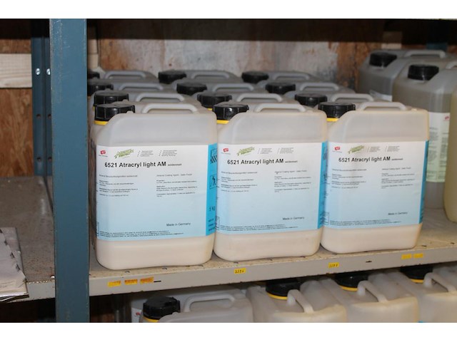 44 jerrycans vloerbeschermingsmiddel atracryl llight am atramex a 5 liter. - afbeelding 2 van  3