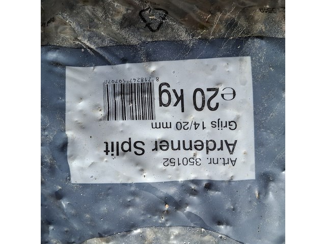 44x zak ardenner split a 20 kg gardenlux, grijs - afbeelding 3 van  5