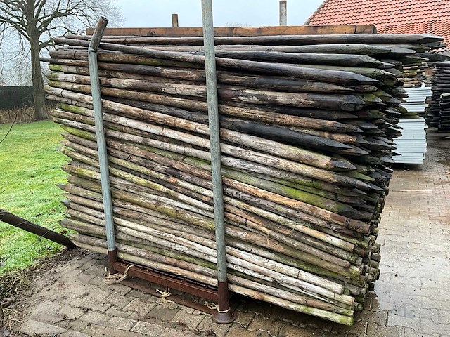 Ø 45 mm weide/tuinpalen - afbeelding 2 van  4