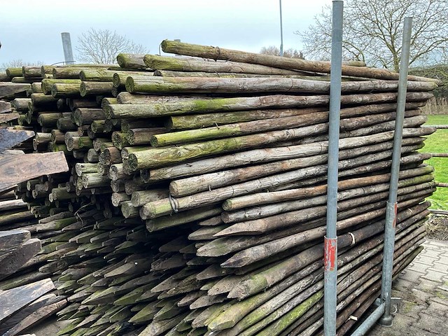 Ø 45 mm weide/tuinpalen - afbeelding 1 van  6