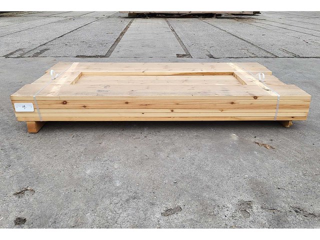 45 x grenen regels 28 x 120 mm geschaafd, lengte 200 cm - afbeelding 3 van  4