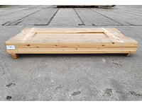 45 x grenen regels 28 x 120 mm geschaafd, lengte 200 cm - afbeelding 3 van  4