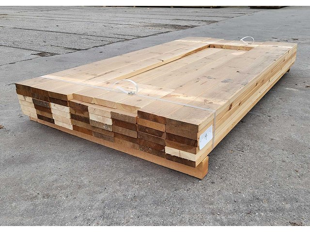 45 x grenen regels 28 x 120 mm geschaafd, lengte 200 cm - afbeelding 4 van  4