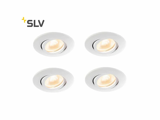 45 x slv easy install ultralage led inbouwspots, wit - afbeelding 1 van  8