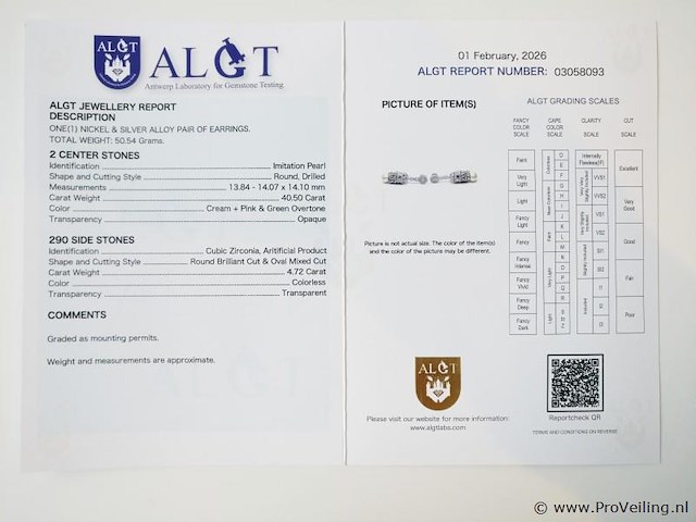 45.22ct earrings - afbeelding 7 van  7