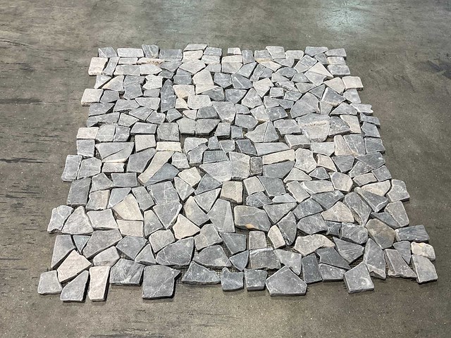 45m² decorson - pebble kiezels - steenstrip antraciet - afbeelding 1 van  6