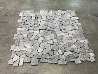 45m² decorson - pebble kiezels - steenstrip antraciet