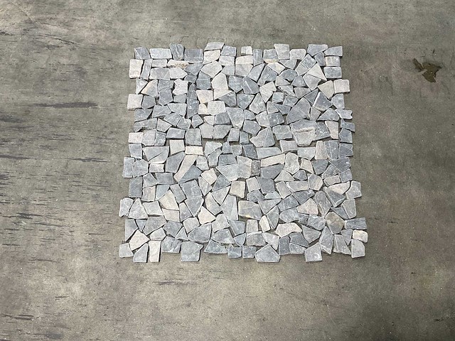 45m² decorson - pebble kiezels - steenstrip antraciet - afbeelding 3 van  6