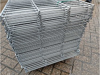45x heras - dubbelstaafs hekwerk 8/6/8 (45x) 0,6m volbad gegalvaniseerd - afbeelding 2 van  11