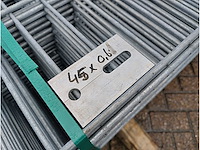 45x heras - dubbelstaafs hekwerk 8/6/8 (45x) 0,6m volbad gegalvaniseerd - afbeelding 3 van  11