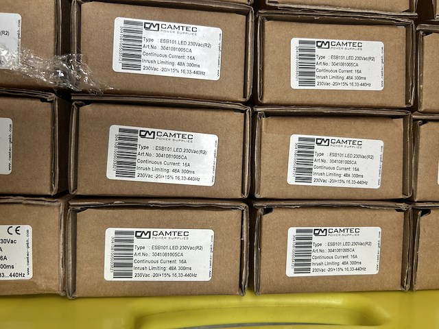 45x installatiemateriaal w.o. dali repeater voor din-rail, inschakelstroombegrenzer helvar, camtec - afbeelding 5 van  5