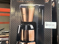 45x koffiezetapparaat met thermoskan bestron, copper collection acm1000co - afbeelding 1 van  6
