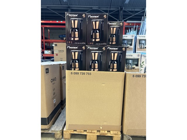 45x koffiezetapparaat met thermoskan bestron, copper collection acm1000co - afbeelding 3 van  5