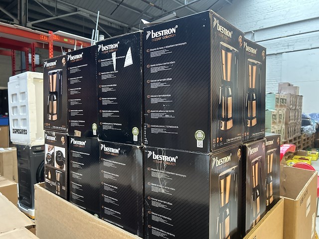 45x koffiezetapparaat met thermoskan bestron, copper collection acm1000co - afbeelding 5 van  5