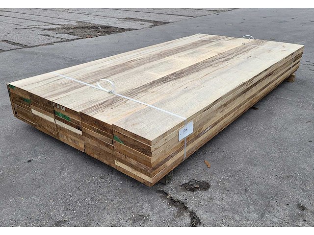 46x afrikaans eiken 23x205mm , lengte 200cm - afbeelding 4 van  6