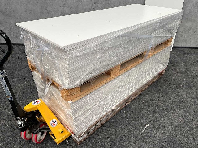 46x bureaublad 200x80 wit - afbeelding 2 van  5
