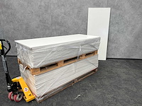46x bureaublad 200x80 wit - afbeelding 1 van  5