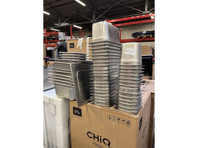 46x gastronoombak met diverse deksels - afbeelding 1 van  5