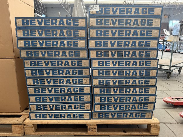 46x houten dienblad 'beverage' 35x55 cm - afbeelding 1 van  9