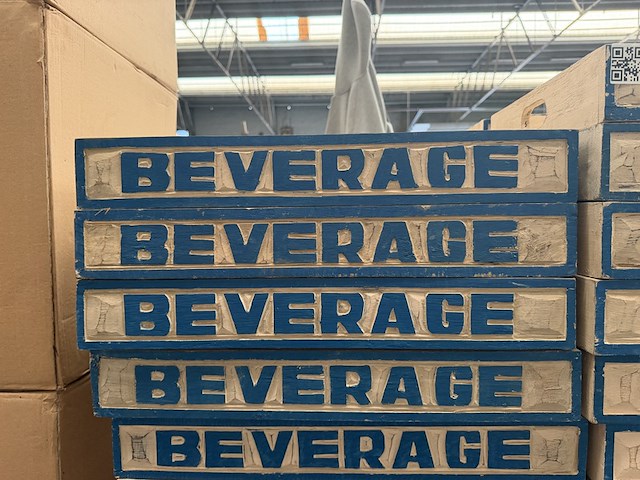46x houten dienblad 'beverage' 35x55 cm - afbeelding 4 van  9