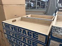46x houten dienblad 'beverage' 35x55 cm - afbeelding 6 van  9