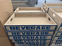 46x houten dienblad 'beverage' 35x55 cm - afbeelding 7 van  9