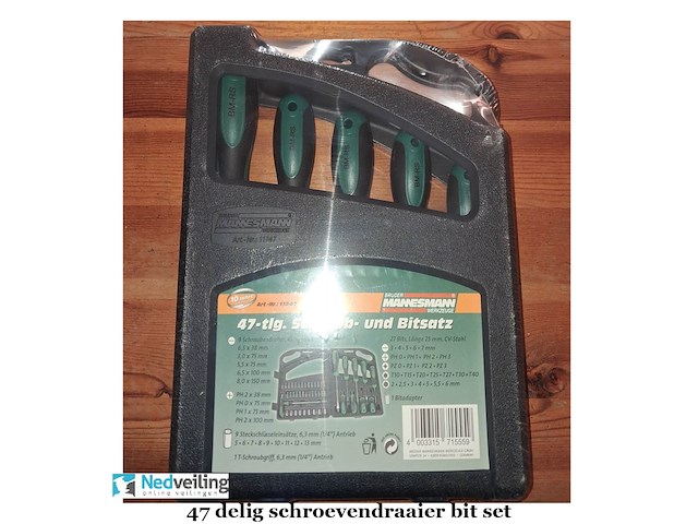 47 delig schroevendraaier / bit set (doos-q) - afbeelding 2 van  3