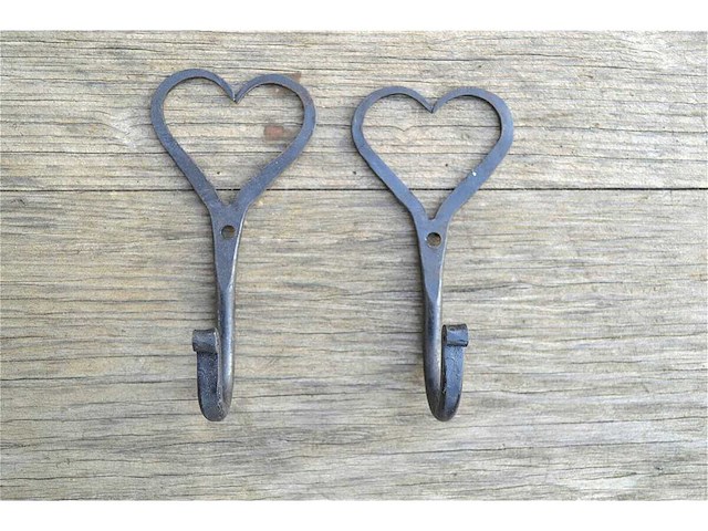 (472x) hart kleding haakje - 14 cm - afbeelding 1 van  1