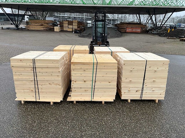 474x vuren balk +/- 58x170x1000mm - afbeelding 6 van  9