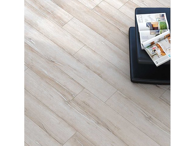 47,5m² purity glow gelakt eiken laminaatvloer - afbeelding 3 van  12