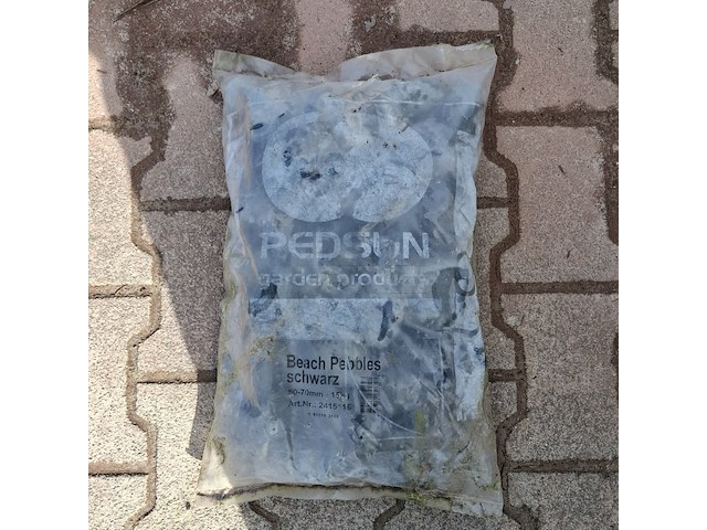 47x zak beach pabbles a 15 kg redsun, zwart - afbeelding 1 van  5
