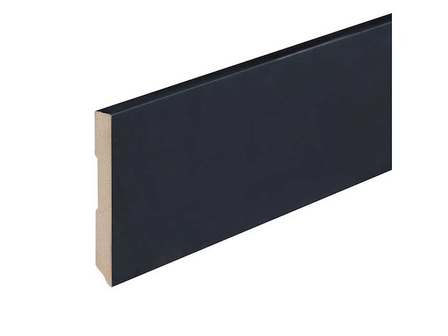 48 meter mdf luxe muur plinten 2400 x 58 x 12 mm - afbeelding 1 van  1