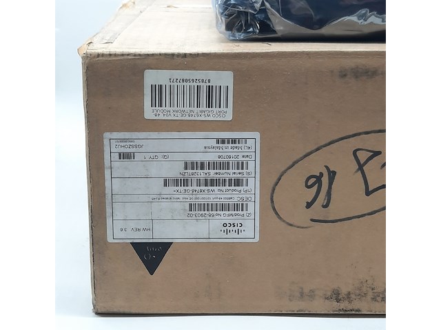 48-poorts gigabit ethernet line card, cisco, ws-x6248-ge-tx - afbeelding 5 van  5