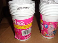 48 sets van 8 bekers barbie 200ml - afbeelding 3 van  3