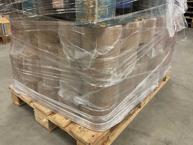 48mm x 200m kraft pak á 12 rollen gegomde tape (24x) - afbeelding 3 van  3
