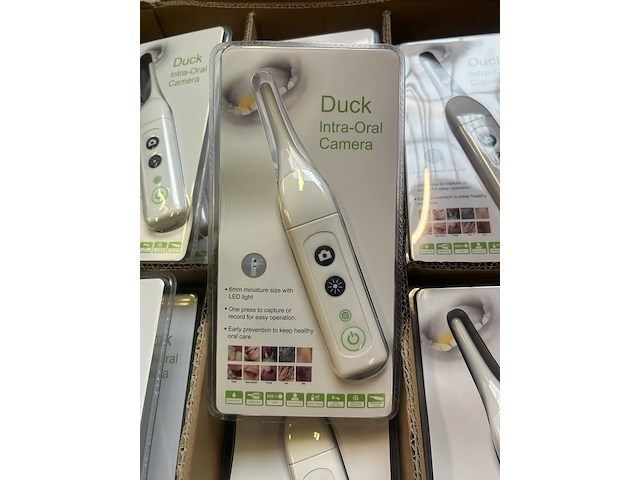 48x 6 mm intraorale camera met zijzicht<br />en led-achtergrondverlichting opcom, duck intra oral camera cl481d - afbeelding 1 van  5