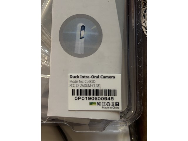 48x 6 mm intraorale camera met zijzicht<br />en led-achtergrondverlichting opcom, duck intra oral camera cl481d - afbeelding 3 van  5