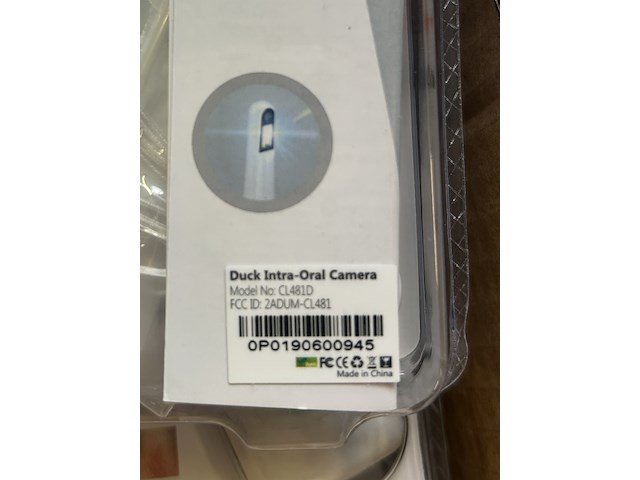 48x 6 mm intraorale camera met zijzicht<br />en led-achtergrondverlichting opcom, duck intra oral camera cl481d - afbeelding 3 van  4