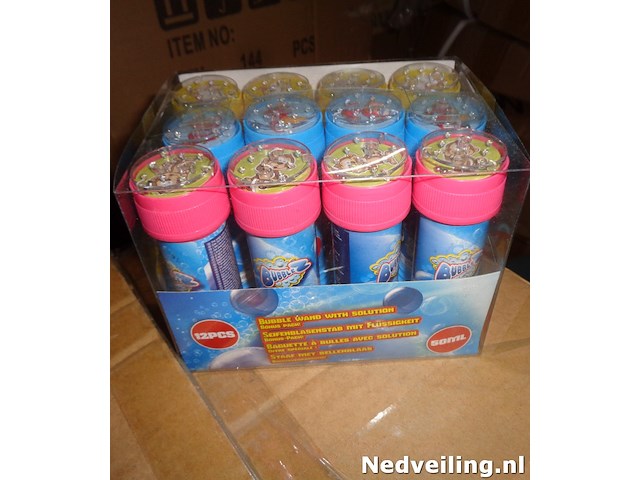 48x bellenblaas met geduldspelletje - afbeelding 2 van  3