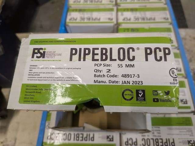 48x brandwerende kraag fsi, pipebloc pcp - afbeelding 2 van  6