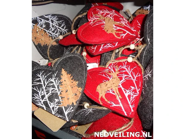 48x decohanger kerst / winter assorti - afbeelding 3 van  3