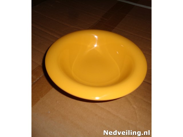 48x diep bordje geel melamine - afbeelding 3 van  3
