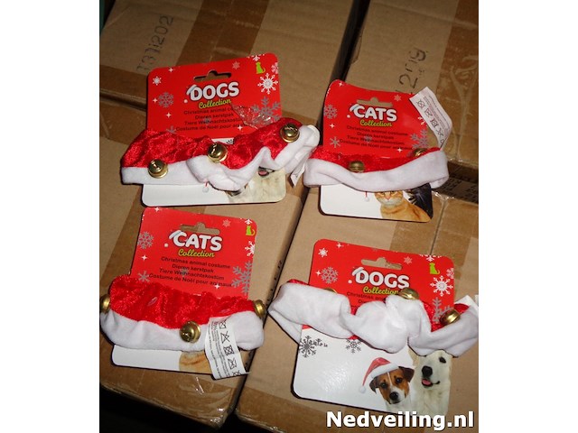 48x dierenkerstpakjes hond en cat - afbeelding 1 van  3